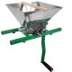 Kleine Beerenmühle: manuell /  Handbetrieb,  mit 7 ltr. Edelstahltrichter, speziell zum Maischen von Beeren und Trauben, Quetschwalzen aus lebensmittelechtem Kunststoff