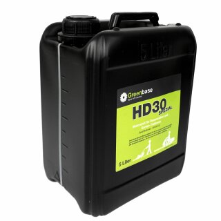 LAGER-RESTPOSTEN: Original Greenbase HD-30 SPEZIAL Motorenöl,  5 Liter Kanister Rasenmäher und Rasentraktraktor-Öl. SAE 30, Motor-Öl geeignet für 4-takt Motorgeräte wie Strom-Generator, Benzin-Wasserpumpe u.s.w., made in Germany