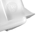 Stapelbarer lebensmittelechter Behälter (mit optionalem Deckel): "Professional Box", Eurobox-Fomat  600x400mm x 13cm Höhe, seitlich gelocht , Boden gschlossen, lebensmittelecht,  Lebensmittel-Behälter/ Agrar-Kleinkiste aus  PE-HD ungefärbt, made in EU