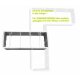 YERD Metall Hochbeet 200x100x80cm - Edelstahl Hochbeet "Square 200"