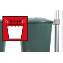 Regenwasser-Sammler: Graf / Garantia Füllautomat Mini in brau DN 50-60 - Regendieb / Regensammler, Kunststoff Regenwasser-Sammler für Regen vom Dach - Zapfe jetzt einfach Wasser aus deiner Regenrinne bzw. dem Fallrohr!