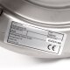Fischer Mini Profi-Hydropresse: Wasserdruck-Presse 8 Liter, komplett aus Edelstahl, Apfelpresse / Obstpresse / Mostpresse, Tisch-Maischepresse für Haushalt, Gastro & Labor, mit Profi Hydrodruck-Technik (nicht elektrisch), mit doppelt verstärktem Deckel