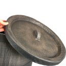 YERD Regenfass Country: Regentonne Wassertank Fass 140 Liter 3/4" Zoll Auslauf mit Messinggewinde, sehr dekorative und realistisches Holzfass-Design, Regenwasser-Speicher aus frostfestem PE-Kunststoff, inkl. Aulaufhahn (Größe "2"), mit Deckel,  made in EU