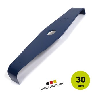 Freischneider-Messer für Motosense, 305mm, 25,4mm Bohrung, 4mm dick, 2 Zähne - Häcksel-Messer  2 / 305 x 25,4 x 4 ,  blau, made in Germany