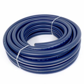 Trinkwasserschlauch lebensmittelecht,  Innendurchmesser 25mm (ca. 1" Zoll), Mantelstärke 4,0mm (Maße 25x4,0mm), Betriebsdruck (BD) 9 bar, Prüfdruck (PD) 27 bar, min. Biegeradius (BR) 110mm, Gewicht pro Meter 0,32 kg, , DVGW W270 & KTW-A, Meterware