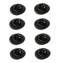 8er Set Klebenoppen Verdeckhalter Halter verschiedene...