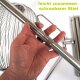 Klassischer Metall- Apfelsammler inkl. Stiel: YERD Rollsammler Apple-Wizard PRO,  komplett aus Metall, Fallobstsammler inkl. zerlegbarem Metall-Stiel,