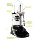 NEU 2025: Vakuum-Abfüller Ultrafiller-1 Light Mignon, mit Kunststoff-Gehäuse, Flaschen-Abfüllmaschine mit 8mm Mignon Edelstahl-Füllstutzen, Abfüllgerät für Apotheker-Flaschen, Flakons, Mini-Schnapsflaschen u.s.w, made in EU (Versand kostenfrei*)