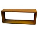 YERD CortenBOX Holzregal 150x60x35cm  2er Set