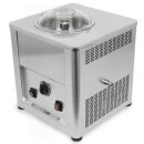 B-Ware Vorführmodell - High-End Profi Eismaschine: Exklusive, kompakte und handgefertigte Eismaschine C1500, mit Kompressor, komplett aus Edelstahl, 30 kg schwer - extrem robust, Profi-Gerät ideal für Labor  oder Haushalt, 1500g Füllmenge