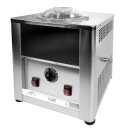 B-Ware Vorführmodell - High-End Profi Eismaschine: Exklusive, kompakte und handgefertigte Eismaschine C1500, mit Kompressor, komplett aus Edelstahl, 30 kg schwer - extrem robust, Profi-Gerät ideal für Labor  oder Haushalt, 1500g Füllmenge