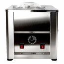B-Ware Vorführmodell - High-End Profi Eismaschine: Exklusive, kompakte und handgefertigte Eismaschine C1500, mit Kompressor, komplett aus Edelstahl, 30 kg schwer - extrem robust, Profi-Gerät ideal für Labor  oder Haushalt, 1500g Füllmenge