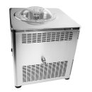 B-Ware Vorführmodell - High-End Profi Eismaschine: Exklusive, kompakte und handgefertigte Eismaschine C1500, mit Kompressor, komplett aus Edelstahl, 30 kg schwer - extrem robust, Profi-Gerät ideal für Labor  oder Haushalt, 1500g Füllmenge