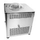 B-Ware Vorführmodell - High-End Profi Eismaschine: Exklusive, kompakte und handgefertigte Eismaschine C1500, mit Kompressor, komplett aus Edelstahl, 30 kg schwer - extrem robust, Profi-Gerät ideal für Labor  oder Haushalt, 1500g Füllmenge