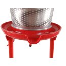 Inderst Wasserdruck- Obstpresse 40 L, rot