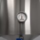 FM60 Maische- Fermenter 60 Liter, Edelstahl, konisch mit Boden-Restauslauf, Gärröhrchen, Innen-Thermometer, luftdicht verschließbarer Spanndeckel, Mini-Gärtank ideal zur flüssigen Fermentation bzw. Hefe-Vergärung bei Wein, Bier, Most / Saft-Fermentation,