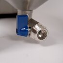 FM30 Maische- Fermenter 30 Liter , Edelstahl, konisch mit Boden-Restauslauf, Gärröhrchen, Innen-Thermometer, luftdicht verschließbarer Spanndeckel, Mini-Gärtank ideal zur flüssigen Fermentation bzw. Hefe-Vergärung bei Wein, Bier, Most / Saft-Fermentation