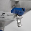 FM30 Maische- Fermenter 30 Liter , Edelstahl, konisch mit Boden-Restauslauf, Gärröhrchen, Innen-Thermometer, luftdicht verschließbarer Spanndeckel, Mini-Gärtank ideal zur flüssigen Fermentation bzw. Hefe-Vergärung bei Wein, Bier, Most / Saft-Fermentation