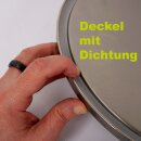 FM30 Maische- Fermenter 30 Liter , Edelstahl, konisch mit Boden-Restauslauf, Gärröhrchen, Innen-Thermometer, luftdicht verschließbarer Spanndeckel, Mini-Gärtank ideal zur flüssigen Fermentation bzw. Hefe-Vergärung bei Wein, Bier, Most / Saft-Fermentation