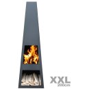 Original Gartenkamin in Black Grill Edition /...