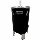 NEU 2027: Isolier-Mantel passend für FISCHER-LAHR Fermenter 30L (340DMF300), Neopren mit Klettverschluss, Thermo-Hülle passgenau mit Aussparungen für das Gärfass zugeschnitten, unten konisch zulaufend (ohne Behälter)