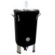 NEU 2027: Isolier-Mantel passend für FISCHER-LAHR Fermenter 30L (340DMF300), Neopren mit Klettverschluss, Thermo-Hülle passgenau mit Aussparungen für das Gärfass zugeschnitten, unten konisch zulaufend (ohne Behälter)