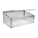 YERD Frühbeet / Mini-Treibhaus / Aufzucht-Beet:  Frühbeetkasten mit Aluminium-Rahmen und isolierenden Polycarbonat-Scheiben,  100x60 x (Höhe) 30/40cm