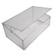 YERD Frühbeet / Mini-Treibhaus / Aufzucht-Beet:  Frühbeetkasten mit Aluminium-Rahmen und isolierenden Polycarbonat-Scheiben,  100x60 x (Höhe) 30/40cm