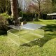 YERD Frühbeet / Mini-Treibhaus / Aufzucht-Beet:  Doppel-Frühbeetkasten mit Aluminium-Rahmen und isolierenden Polycarbonat-Scheiben,  120x100 x (Höhe) 30/40cm
