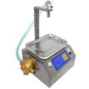 B-Ware - Gewichtsbasiertes Abfüllgerät für Gel und Öl: Dosierfüller Fischer-Lahr FüllTronic LSY12, Edelstahl Wiegefüller für Honig & hoch viskose Flüssigkeiten wie Seife, für Flaschen, Tiegel, Gläser, Dosen, automatische Waage Vorführmodell Gebrauchsspure