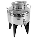 B-Ware Transportkanne POLISHLINE, Edelstahlkanne 5 Liter...