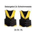 Setangebot 2x Waterski Schwimmhilfe Rettungsweste Wassersportweste Gr. XL
