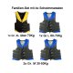 Familien Setangebot 4x Schwimmweste Waterski gr. 1x XL, 1x L, 2x M