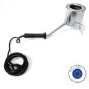 B-Ware Weinkapsel-Schrumpfgerät: Kapsel-Schrumpfmaschine HSE für Thermo-Flaschenkapseln, aus Edelstahl mit 400 Watt Leistung, geeignet für ALLE Flaschendurchmesser - leichte Gebrauchsspuren