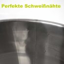 FISCHER-LAHR Edelstahl AISI 304 Honig-Eimer 12 Liter (~16 kg Honig), mit Edelstahl-Deckel, lebensmittelecht, für Honig und Lebensmittel wie Fette, Konditorei-Pasten, kleine Vorteige, Umfüll-Eimer Getränke, Küchen-, Gastro-oder Futter-Eimer