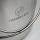 FISCHER-LAHR Edelstahl AISI 304 Honig-Eimer 12 Liter (~16 kg Honig), mit Edelstahl-Deckel, lebensmittelecht, für Honig und Lebensmittel wie Fette, Konditorei-Pasten, kleine Vorteige, Umfüll-Eimer Getränke, Küchen-, Gastro-oder Futter-Eimer