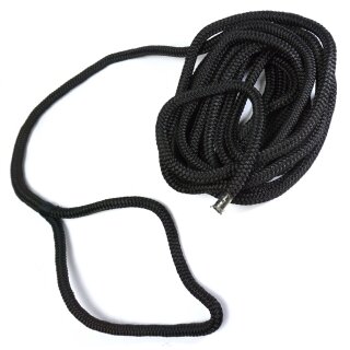 4x Fender & Festmacherleine 12,7mm x 7,62m Docking-Leine schwarz – UV-beständig & reißfest