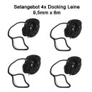 4x Fender & Festmacherleine Nylon Docking-Leine...