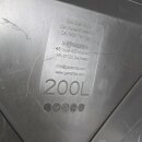 GRAF / GARANTIA Regentonne eckig, IBIZA 200 Liter grau, Regenfass umweltfreundlich aus recyceltem PP, made in Germany