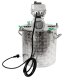 Edelstahl Kochtopf 35 Liter, Marmeladentopf mit Rührwerk und Geschwindigkeitsregler,  Inverter-Motor mit stufenloser Geschwindigkeits-Regelung, mit Thermometer, Kochkessel für Gasbefeuerung,  made in EU (Versand kostenfrei*)