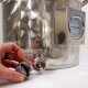 Edelstahl Kochtopf 35 Liter, Marmeladentopf mit Rührwerk und Geschwindigkeitsregler,  Inverter-Motor mit stufenloser Geschwindigkeits-Regelung, mit Thermometer, Kochkessel für Gasbefeuerung,  made in EU (Versand kostenfrei*)