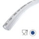 3/4" Zoll (ca. 19mm) Gewebe-Schlauch lebensmittelecht,  auf Bio-Basis (aus erneuerbaren Materialien), Klarschlauch für Trinkwasser und Alkohol bis 50%, CE und FDA konform, individuelle Meterware, Lebensmittelschlauch hergestellt in der EU