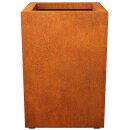 ALTO 3 Corten Metallblumentopf, Design-Objekt aus Cortenstahl, Materialdicke 2mm, 60x60x90 cm, made in EU (Versand kostenfrei*)