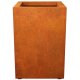 ALTO 3 Corten Metallblumentopf, Design-Objekt aus Cortenstahl, Materialdicke 2mm, 60x60x90 cm, made in EU (Versand kostenfrei*)