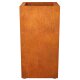 ALTO 4 Corten Metallblumentopf, Design-Objekt aus Corten-Stahl, Materialdicke 2mm,60x60x120 cm, made in EU (versand kostenfrei*)