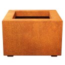 BAJO 1 Corten Metallblumentopf, Design- Objekt aus...