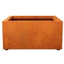 BAJO 6 Corten Metallblumentopf, Design-Objekt aus...
