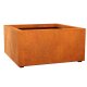 BAJO 6 Corten Metallblumentopf, Design-Objekt aus Corten-Stahl, Materialdicke 2mm, 90x90x45 cm, made in EU (Versand kostenfrei*)