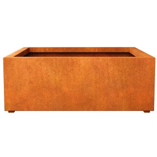 BAJO 7 Corten Metallblumentopf, Design-Objekt aus corten-Stahl, Materialdicke 2mm,120x120x45 cm, made in EU (Versand kostenfrei*)