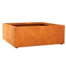 BAJO 7 Corten Metallblumentopf, Design-Objekt aus corten-Stahl, Materialdicke 2mm,120x120x45 cm, made in EU (Versand kostenfrei*)